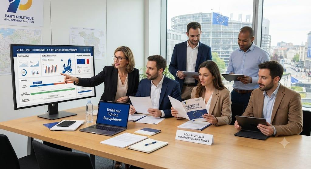 Pole 3 veille institutionnelle et relations europeennes